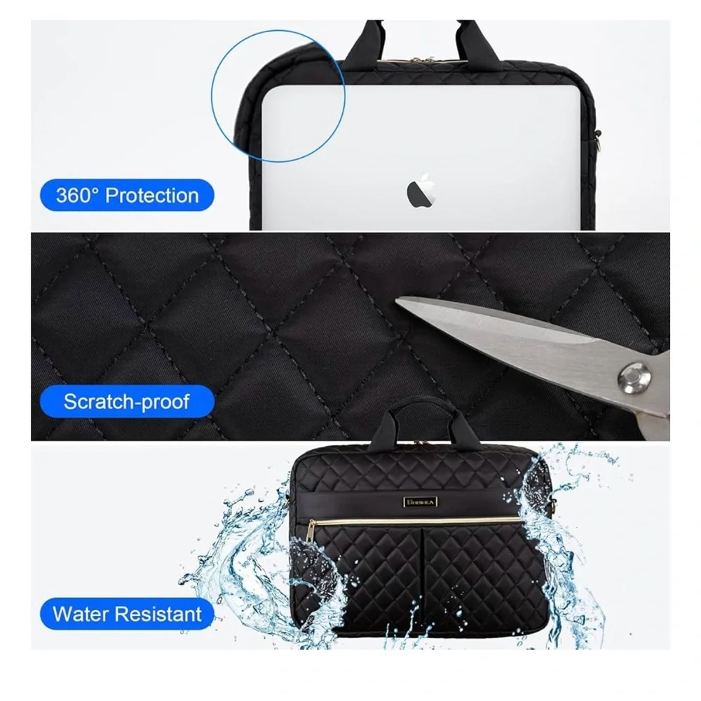 Bonilla Laptop Bag Briefcase for Women 15.6 inch,Laptop Case crossbody/Shoulder